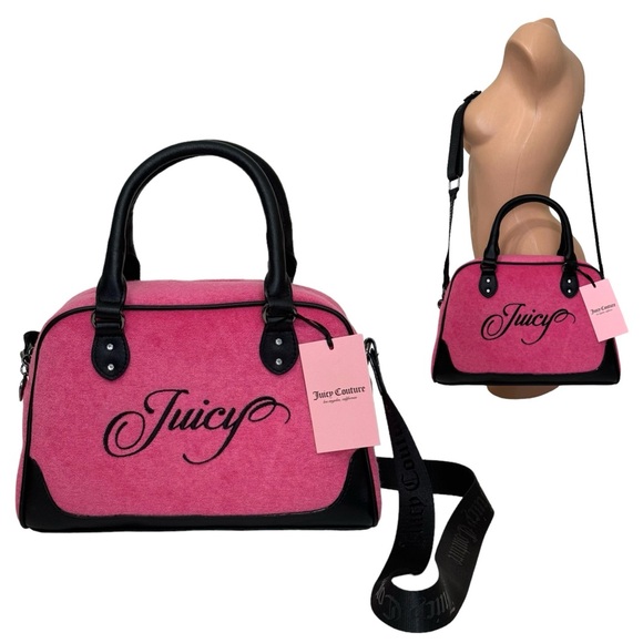 NWT Juicy Couture Raising Star Heritage Bowler Bag - Picture 3 of 3